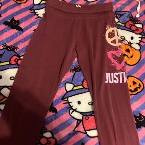 Y2K Justice fold over leggings